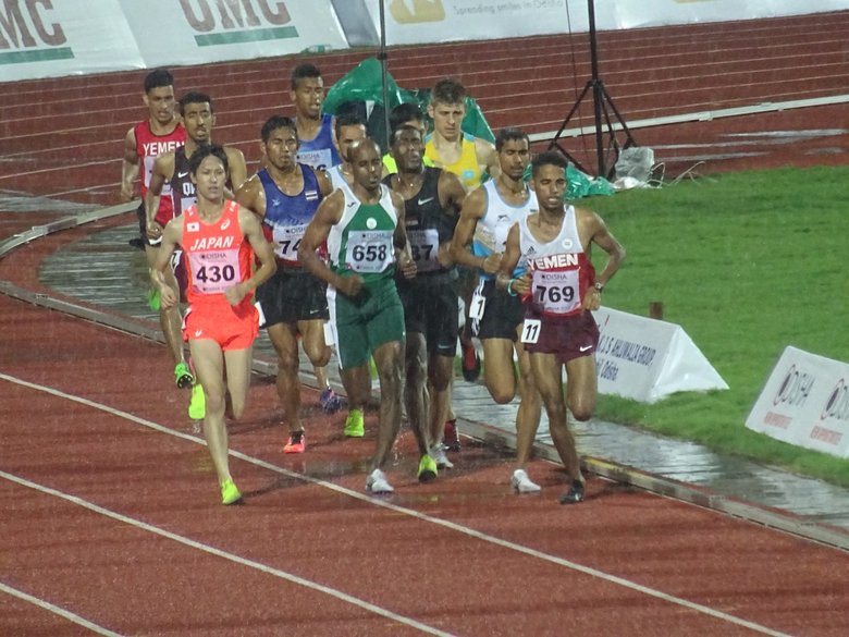 【アジア選手権2日目】1500mで井上弘也が6位に入賞