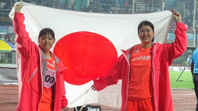 【アジア選手権2日目】女子ハンマー投で勝山眸美が銅メダル獲得
