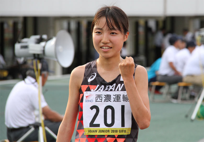 女子5000mは矢田みくに選手（デンソー）が優勝！
