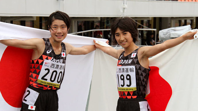 女子3000m決勝は日本のワンツー！