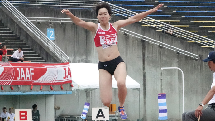 女子三段跳は森本麻里子が優勝を飾る！
