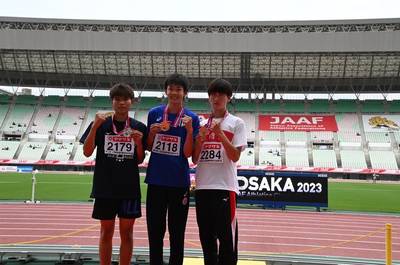 【第107回日本選手権】U20男子三段跳　表彰式