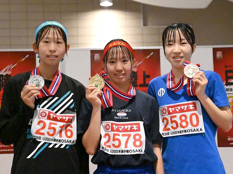 【第107回日本選手権】U20女子1500m　表彰式