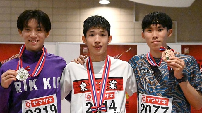 【第107回日本選手権】U20男子1500m　表彰式