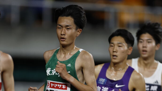 【日本選手権10000m】男子10000m 3位　前田和摩（東京農業大）